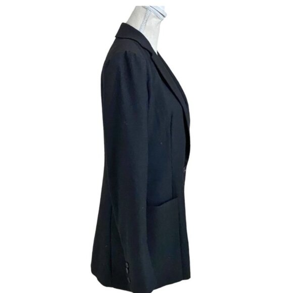 Aritzia Talula Babaton Black Wool Single Breasted Boyfriend Blazer - 4 - Picture 2 of 7